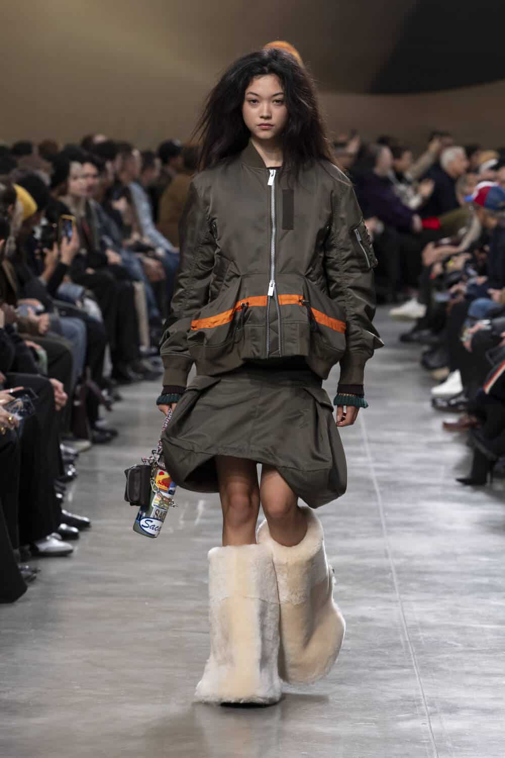国内発【sacai】WHERE THE WILD THINGS ARE Faux Leather Dress Sacai: Where the wild things dress - FashionNetwork